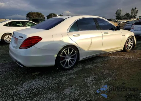 2015 Mercedes-Benz S 63 Amg z USA, uszkodzony, nr VIN WDDUG7JB2FA094493